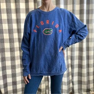 Blue Florida Gators Women's Crew Neck Sweater